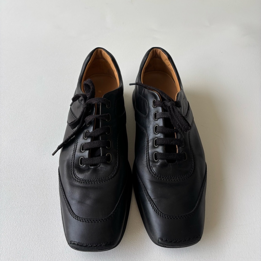 Hogan men’s black leather corporate shoes size 9
